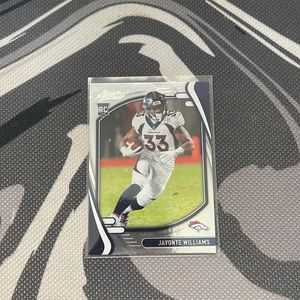 Javonte Williams rookie card